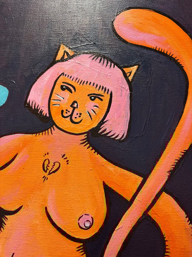 PUSILLA COUGAR: Meow-tini bath