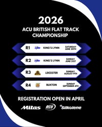 ACU British Flat track Championship Registration