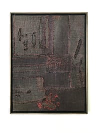 Image 2 of silk patchwork (purper/red)