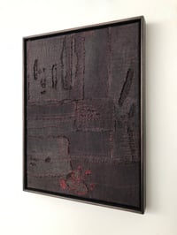 Image 1 of silk patchwork (purper/red)