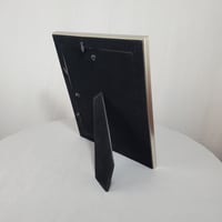 Image 5 of  Embossed Metal 8x10 Picture Frame, Antiqued Silver Tone Look, #972