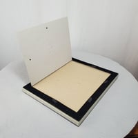 Image 9 of  Embossed Metal 8x10 Picture Frame, Antiqued Silver Tone Look, #972