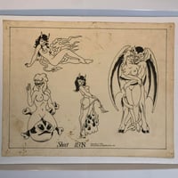 Image 1 of 1978 Spaulding & Roger’s Don Nolan Production flash devil pinups 11x14
