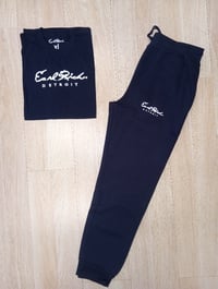 Image 2 of T-shirt and Fleece Sweatpants  (Tap for more colors)