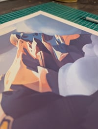 Image 2 of Affiche Fine Art - Pointe Percée - Aravis