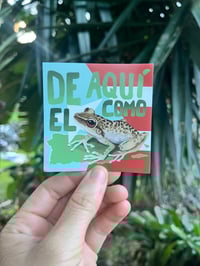 Image 1 of ¡NEW ARRIVAL! Sticker -DE AQUÍ COMO EL COQUÍ