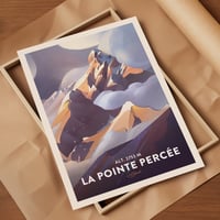 Image 1 of Affiche Fine Art - Pointe Percée - Aravis