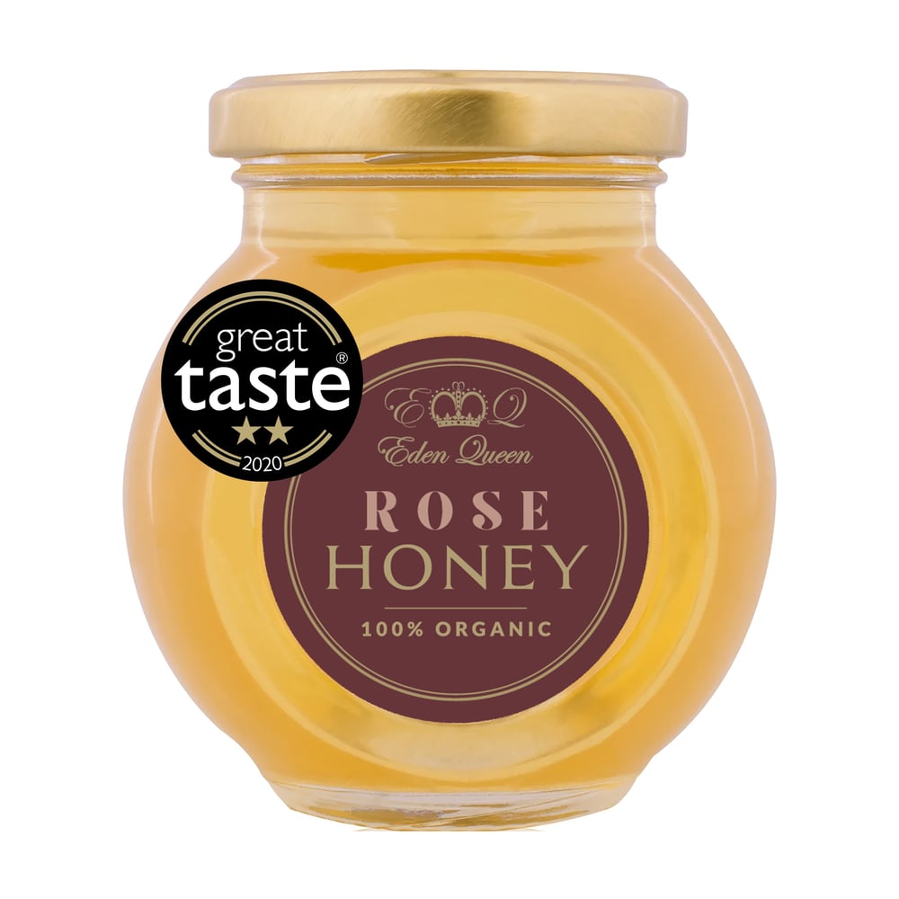 Image of Raw Organic Rose Honey (280grams)