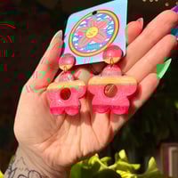 Image 2 of More Than A Woman Flower Stud Backs 