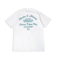 Image 2 of HOMIES HEAVYWEIGHT TEE - WHT