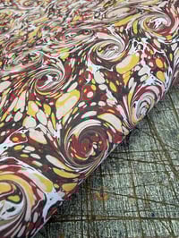 Image 2 of Swirl miniature hand marbled paper (45gsm)