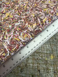 Image 1 of Swirl miniature hand marbled paper (45gsm)