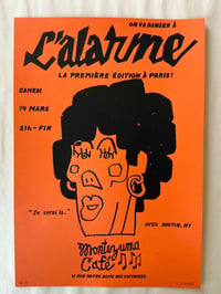 L'Alarme poster Paris (Mars 2026, Montezuma)