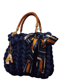 Image 4 of Medium Hand-Knitted Handbag (made to order)