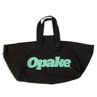 Image 2 of OG LOGO XL HEAVY TOTE - BLK