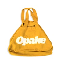 Image 1 of OG LOGO XL HEAVY TOTE - MUSTARD
