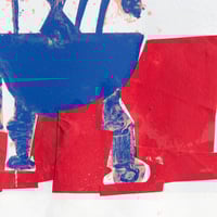 Image 3 of Florence B Hutchings - 'Side By Side' (Red and Blue 1/1)