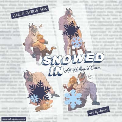 Image of Snowed in at Hallow's Cove Vellum Overlay Pack