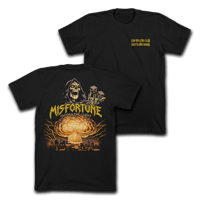 Image 1 of LRC x WLK - " ATOMIC TOUR  " -  BLACK HEAVYWEIGHT TEE