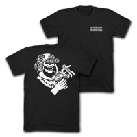 Image 1 of LRC x WLK - " MONOCHROME  " -  BLACK HEAVYWEIGHT TEE