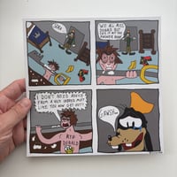 Image 1 of Sora Develops a Drug Problem - Digital Print [W/ Sticker Bundle]