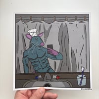 Image 1 of Topless Remy Selfie - Digital Print [W/ Sticker Bundle]