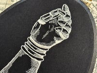 Image 3 of White Gauntlet Embroidery Hoop 8x5½"