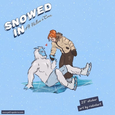 Image of Snowed in at Hallow's Cove Cute Sticker 