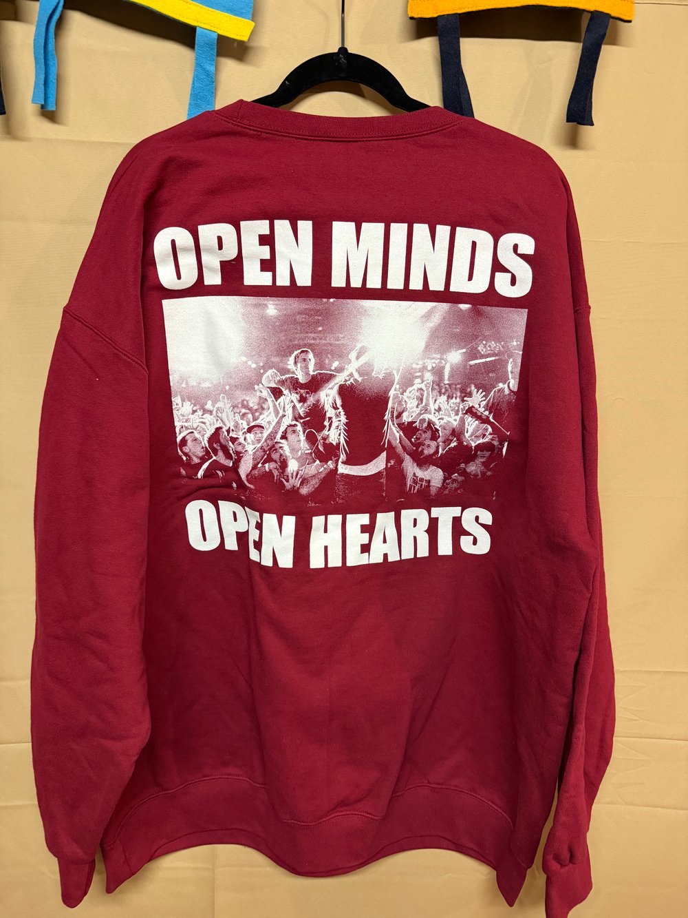 BANE Open Minds Open Hearts 10.5oz Crewneck 
