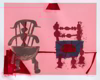 Image 1 of Florence B Hutchings - 'Side By Side (Pink and Red 1/1)