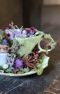 Image 3 of Vintage Tea Cup Crystal Garden