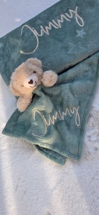 Image 6 of 🧸 Personalised Baby Blanket & Comforter Set