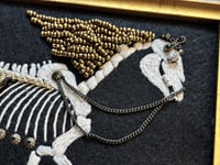 Image 3 of Lunava Horse Skeleton Embellished Embroidery Framed