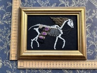 Image 7 of Lunava Horse Skeleton Embellished Embroidery Framed