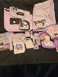 Image 3 of Kuromi Bookbag Bundle!