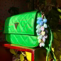 Gradient Blue Grape BAG CHARM 