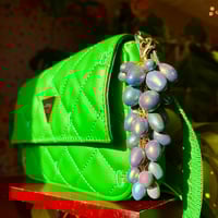 Deep Navy Grape BAG CHARMS 