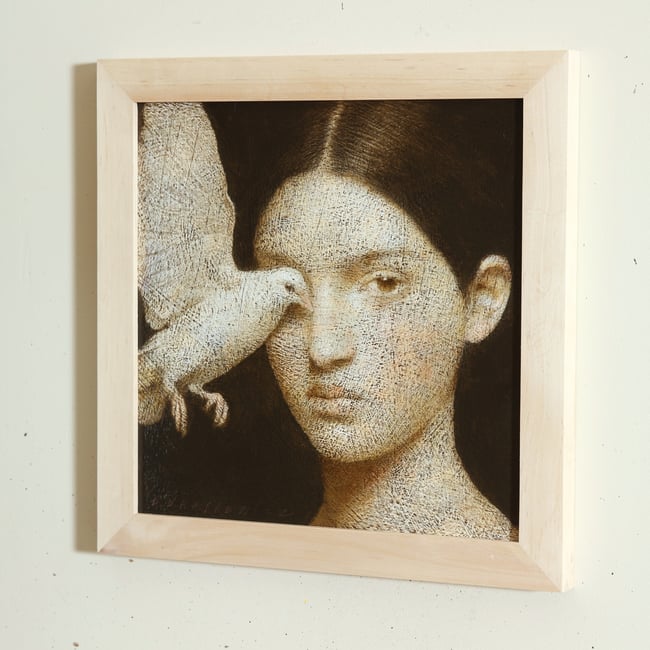 "Woman with a bird  XI"