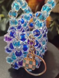 Image 2 of K010 - Large Purse Keychain w/charm