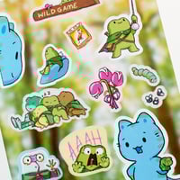 Image 3 of WILD GAME STICKER SHEET