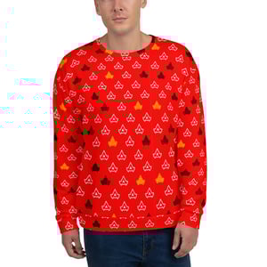 Red Ascensive Sweatshirt