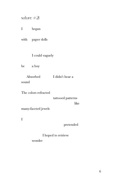 Image of Suture by Melissa Eleftherion