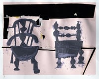 Image 1 of Florence B Hutchings - 'Side By Side' (Pink and Muted Black 1/1)