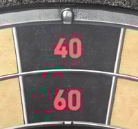 Image 4 of DARTS TRAINING - DOUBLE & TREBLES - EASY FIT - SELF ADHESIVE (SURROUND NOT INC)