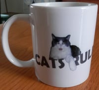 Image 1 of "Cats Rule" Mug