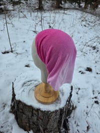 Image 3 of Upcycled Linen Stretchy Wrap in Pink Ombre