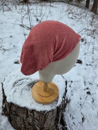 Image 2 of Upcycled Linen Stretchy Wrap in Sedona Clay