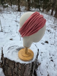 Image 1 of Upcycled Linen Stretchy Wrap in Sedona Clay