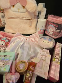 Image 3 of My Melody Fluffy Backpack Bundle 