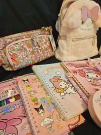 Image 4 of My Melody Fluffy Backpack Bundle 